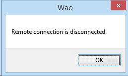12_Remote connection is disconnected