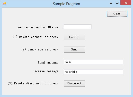 13_Remote connection status blank