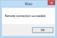 7_Remote connection succeeded